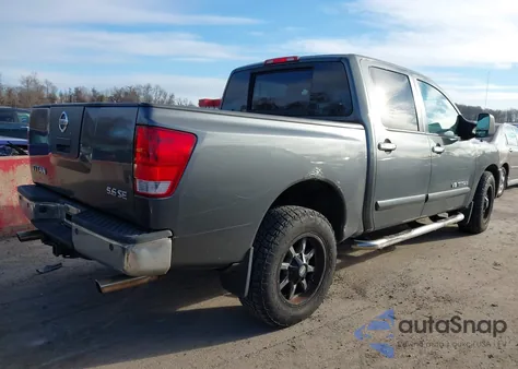 2007 Nissan Titan Se from USA, damaged, VIN 1N6BA07B07N222402